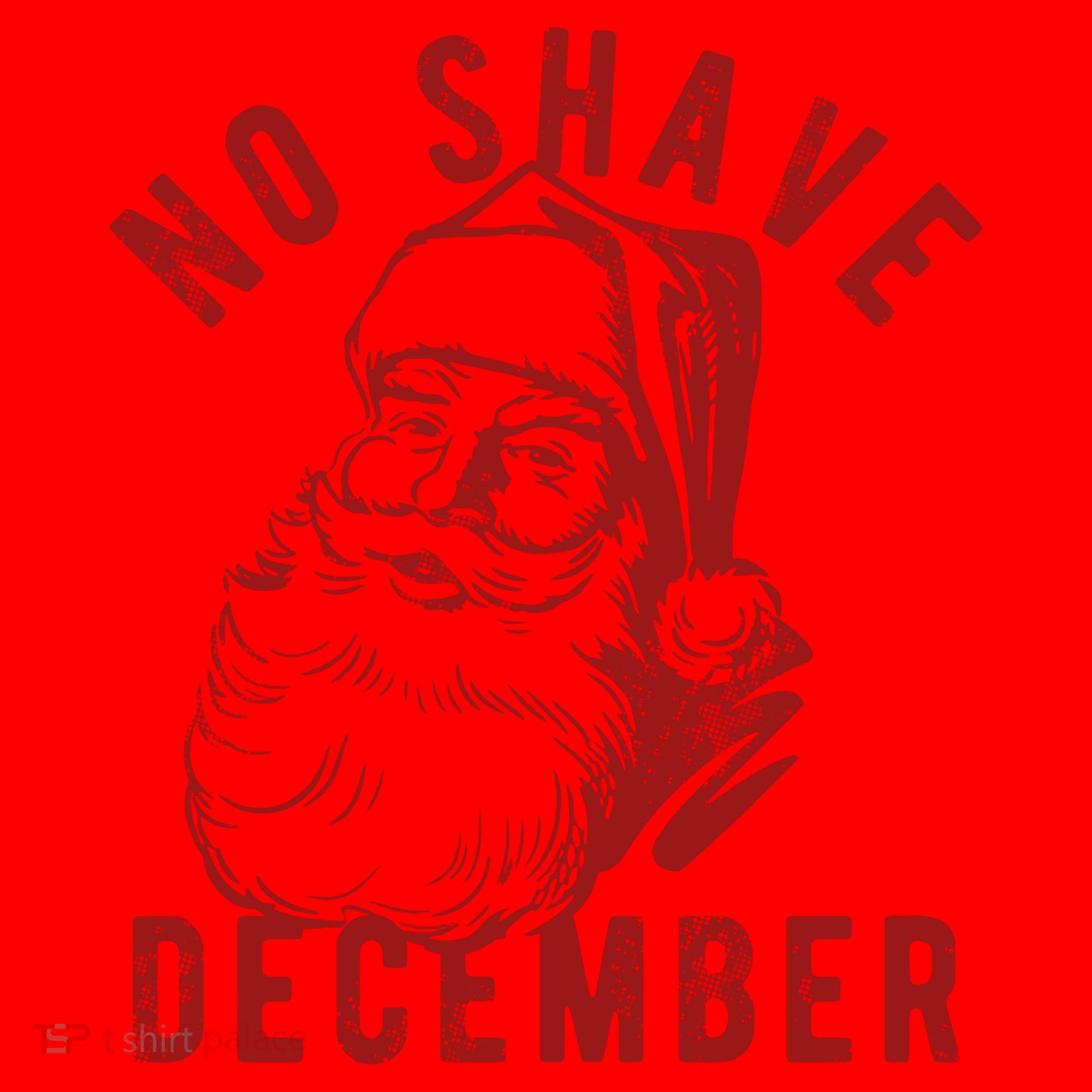 No Shave December Santa Claus Funny Holiday Santa Hat
