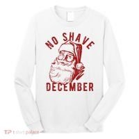 No Shave December Santa Claus Funny Holiday Long Sleeve Shirt thumb 0