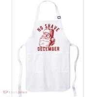No Shave December Santa Claus Funny Holiday Apron thumb 0