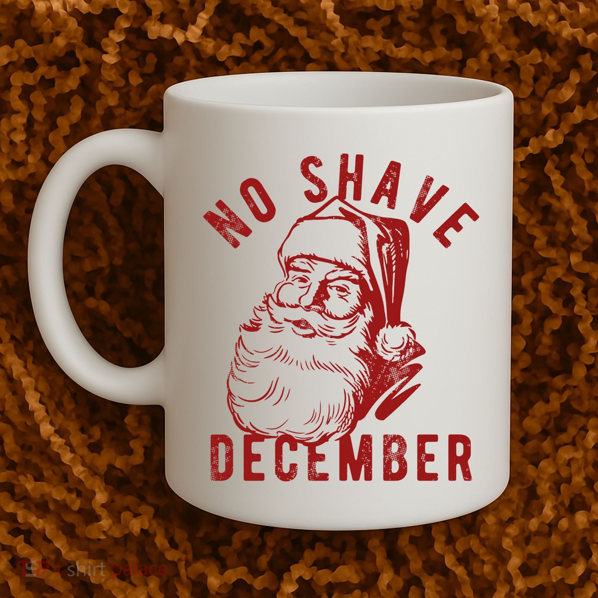 No Shave December Santa Claus Funny Holiday Coffee Mug