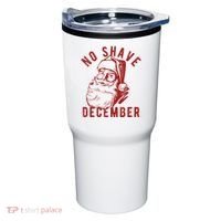No Shave December Santa Claus Funny Holiday Tumbler thumb 0