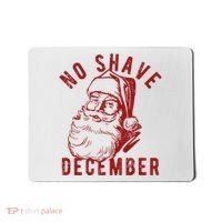 No Shave December Santa Claus Funny Holiday Mousepad thumb 0