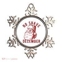 No Shave December Santa Claus Funny Holiday Ornament thumb 0