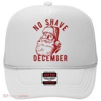 No Shave December Santa Claus Funny Holiday Hat thumb 0