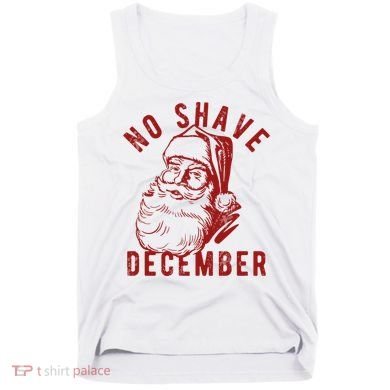 No Shave December Santa Claus Funny Holiday Tank Top