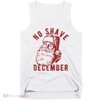 No Shave December Santa Claus Funny Holiday Tank Top thumb 0