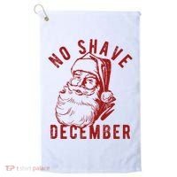 No Shave December Santa Claus Funny Holiday Golf Towel thumb 0