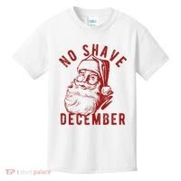 No Shave December Santa Claus Funny Holiday Kids T-Shirt thumb 0