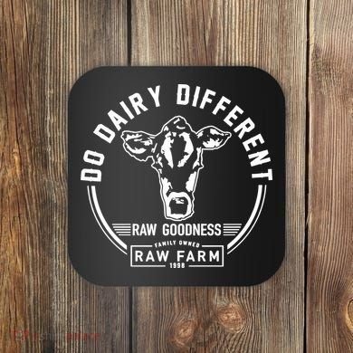 Nicole Shanahan Do Dairy Different Raw Goodness Raw Farm Coaster