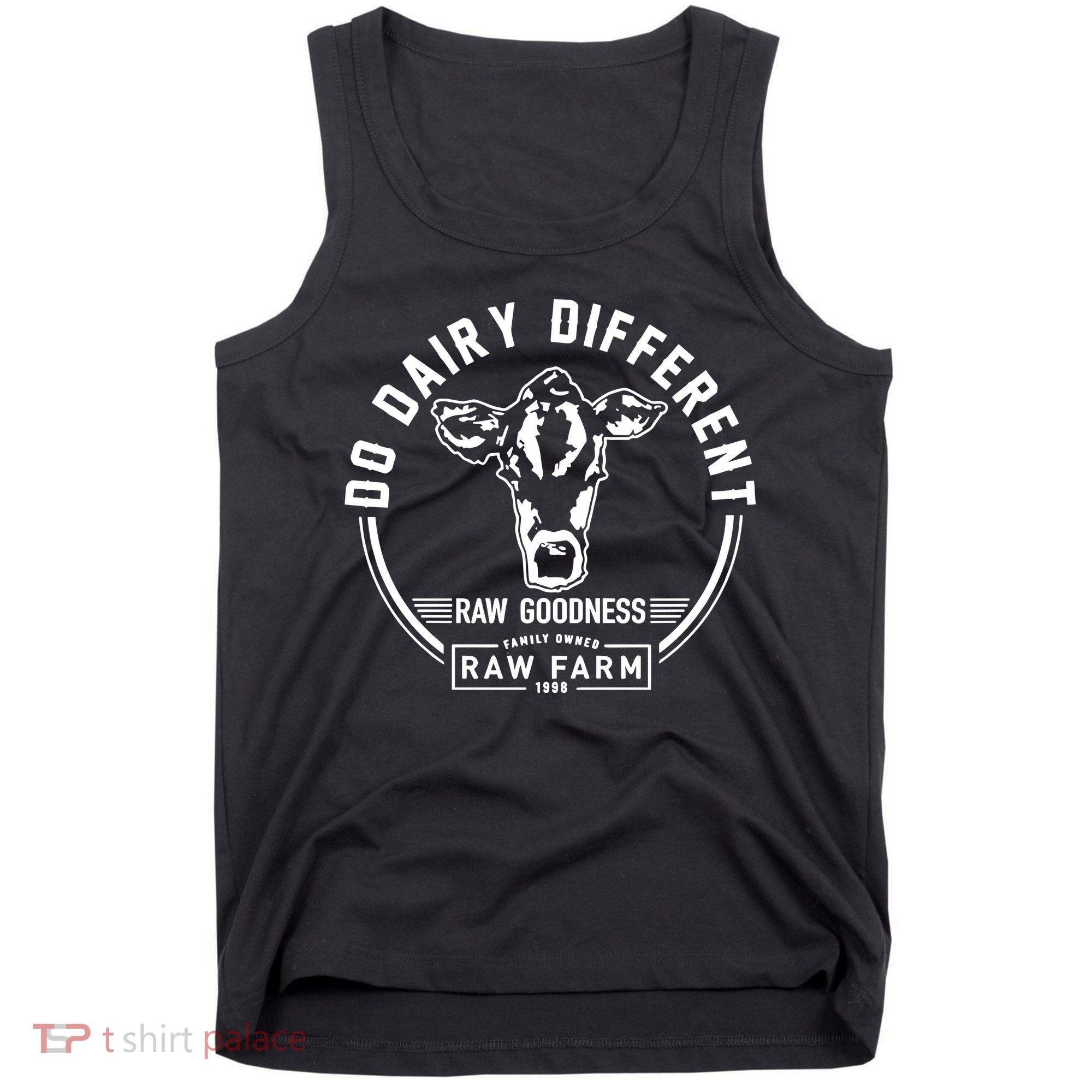 Nicole Shanahan Do Dairy Different Raw Goodness Raw Farm Tank Top