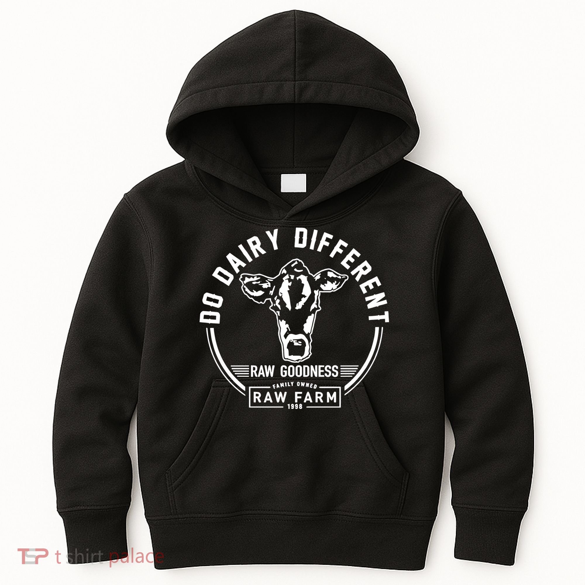 Nicole Shanahan Do Dairy Different Raw Goodness Raw Farm Kids Hoodie