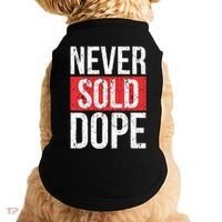 Never Sold Dope Hustler Urban Hip Hop Rap Gift Doggie Tank thumb 0