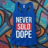 Never Sold Dope Hustler Urban Hip Hop Rap Gift Women's Tank Top thumb 3