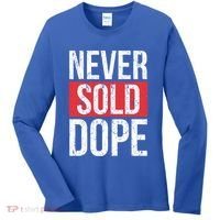 Never Sold Dope Hustler Urban Hip Hop Rap Gift Women's Long Sleeve Shirt thumb 0
