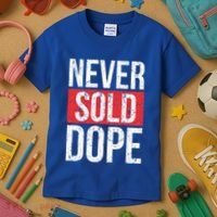 Never Sold Dope Hustler Urban Hip Hop Rap Gift Kids T-Shirt thumb 3
