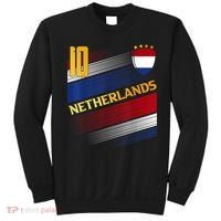 Netherlands Soccer Dutch Flag Football Retro 10 Jersey Sweatshirt thumb 0