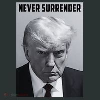 Never Surrender Donald Trump Mugshot Hoodie thumb 7