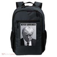 Never Surrender Donald Trump Mugshot Backpack thumb 0