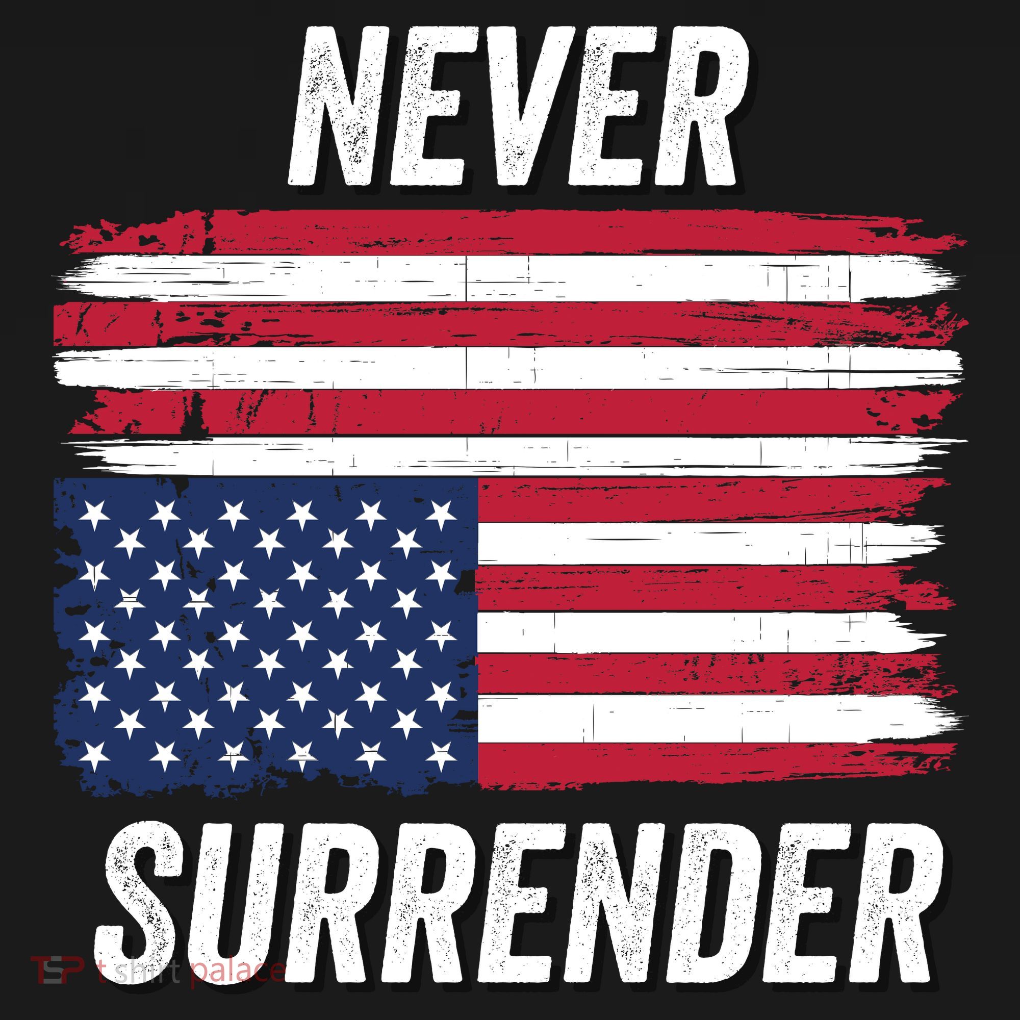 Never Surrender Distressed Usa Flag Save Our Republic Usa Under Distress Ornament