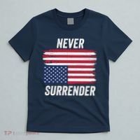 Never Surrender Distressed Usa Flag Save Our Republic Usa Under Distress T-Shirt thumb 5