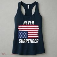 Never Surrender Distressed Usa Flag Save Our Republic Usa Under Distress Women's Tank Top thumb 3