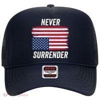 Never Surrender Distressed Usa Flag Save Our Republic Usa Under Distress Hat thumb 0