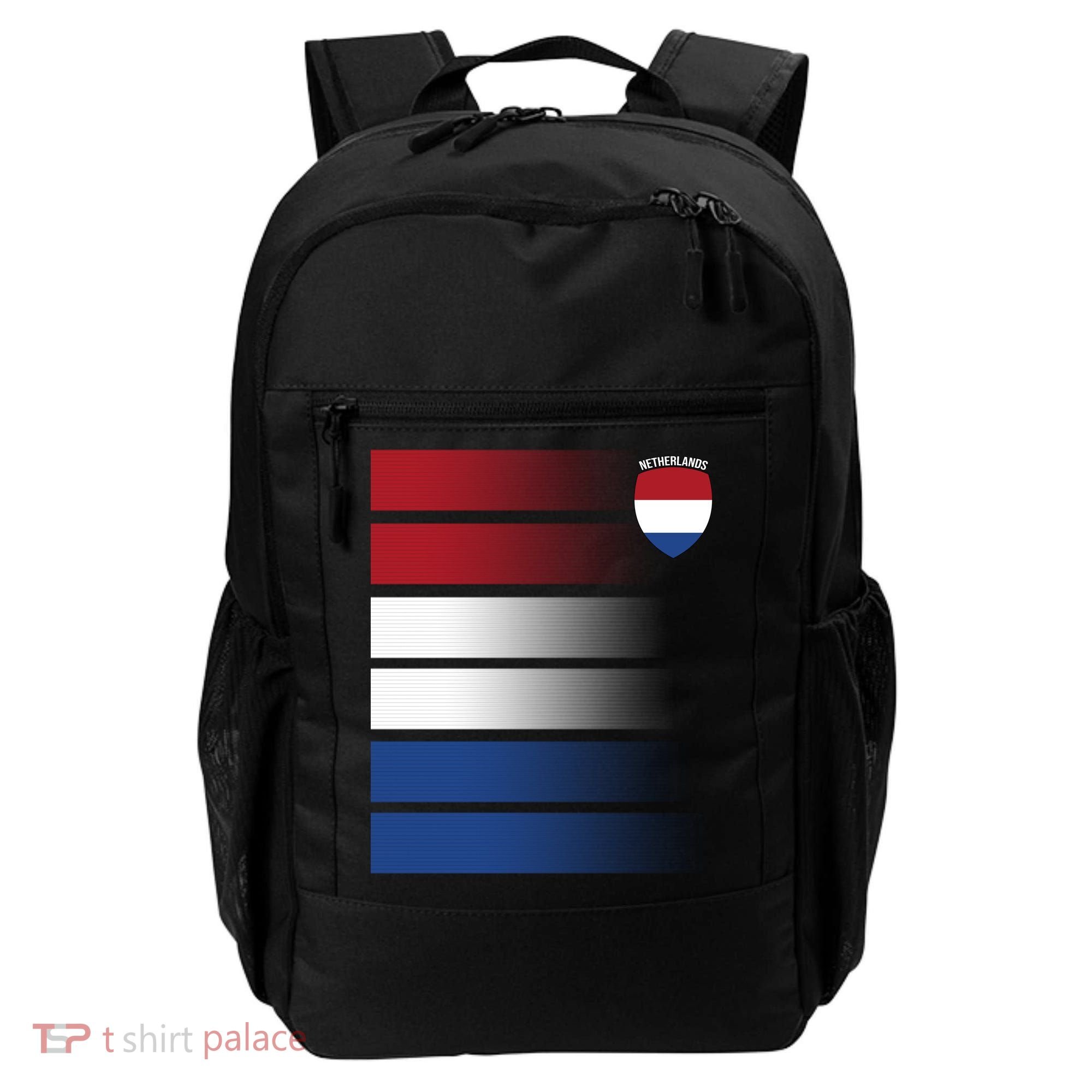 Netherlands Soccer Fan Team Jersey Backpack