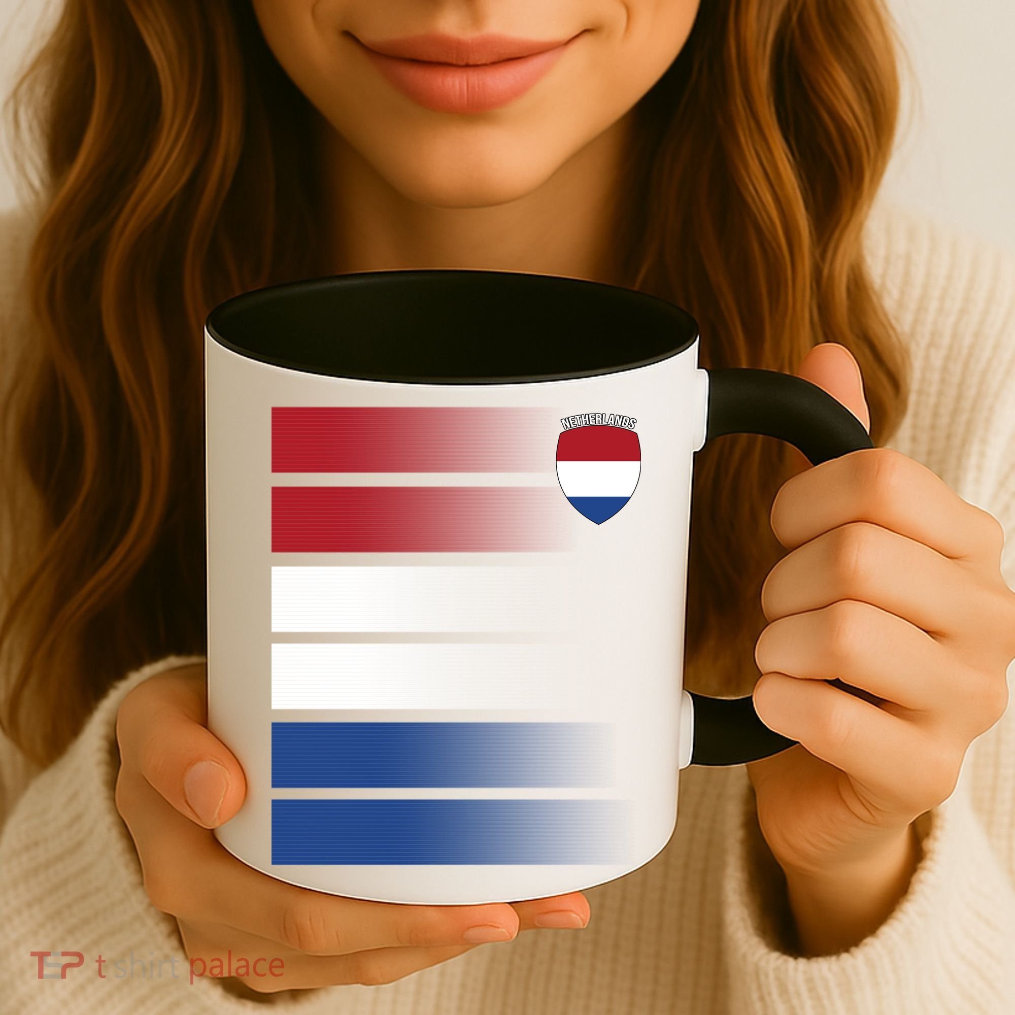 Netherlands Soccer Fan Team Jersey Coffee Mug