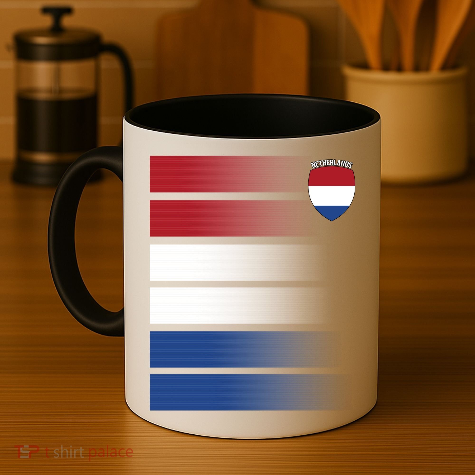 Netherlands Soccer Fan Team Jersey Coffee Mug
