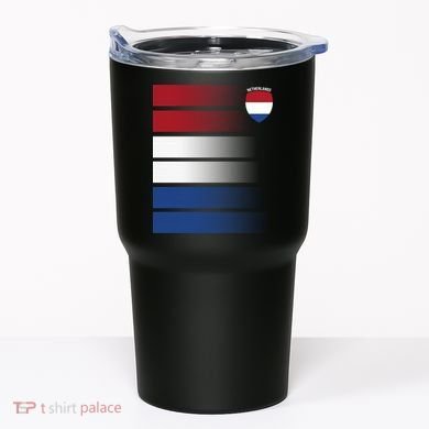 Netherlands Soccer Fan Team Jersey Tumbler