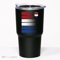 Netherlands Soccer Fan Team Jersey Tumbler thumb 0