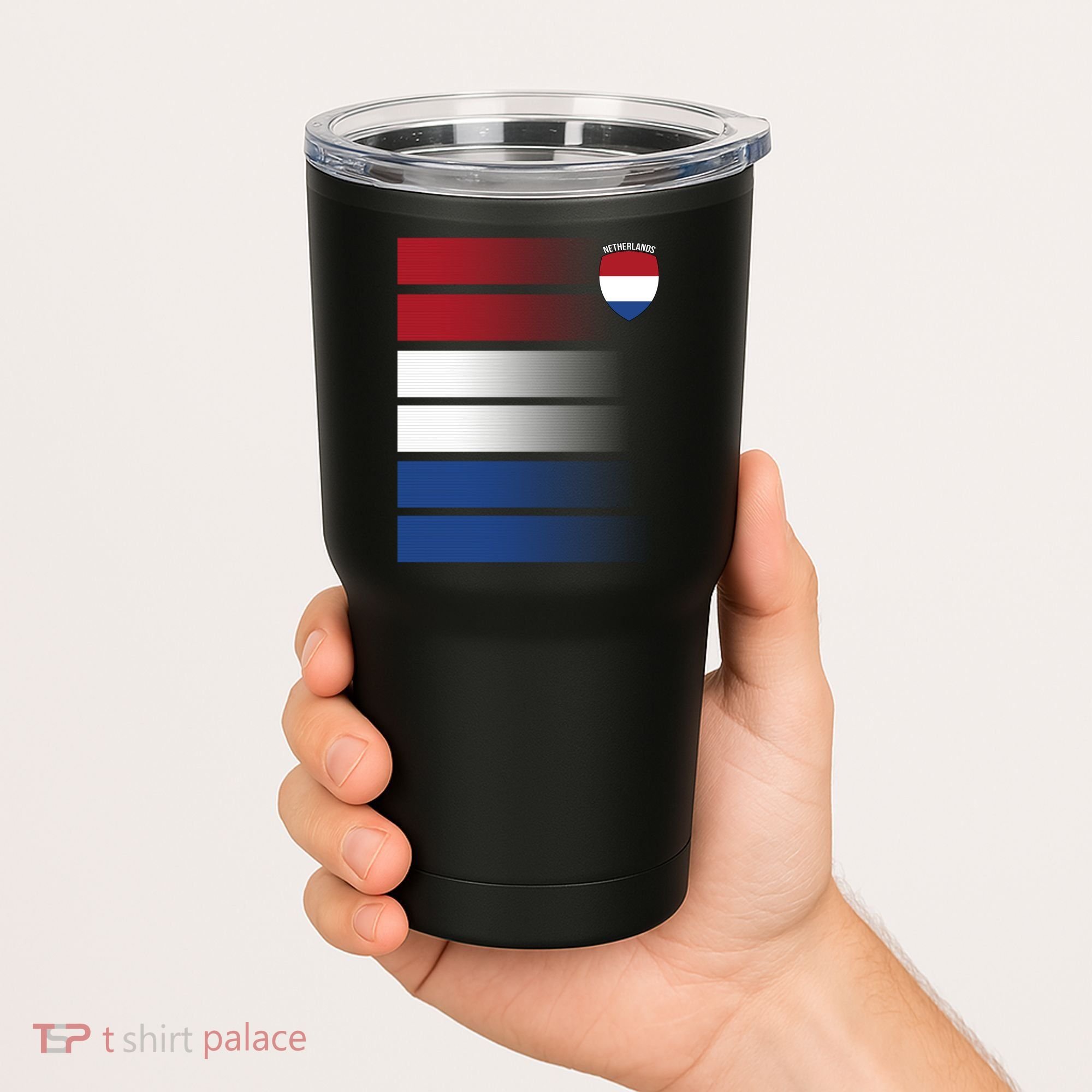 Netherlands Soccer Fan Team Jersey Tumbler