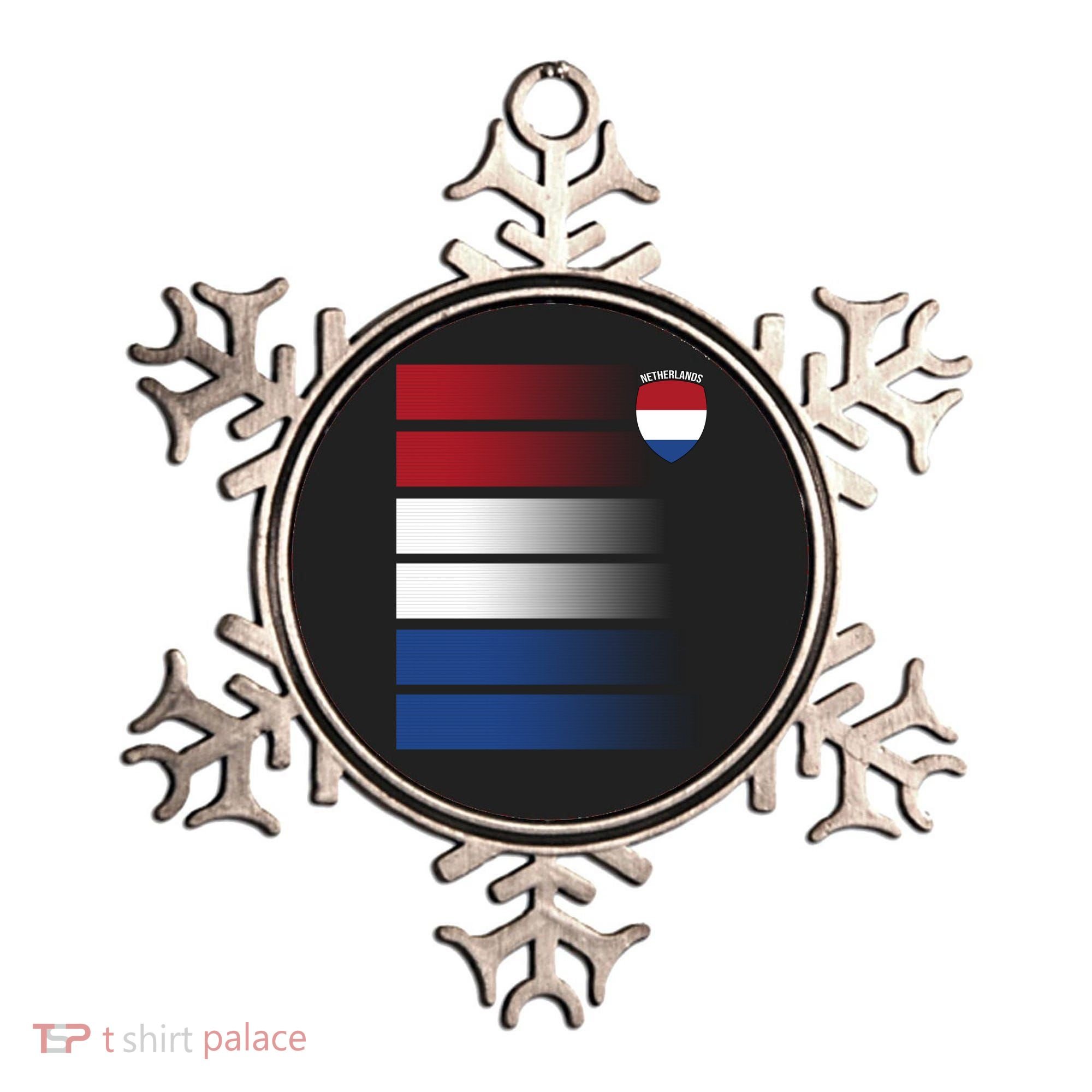 Netherlands Soccer Fan Team Jersey Ornament