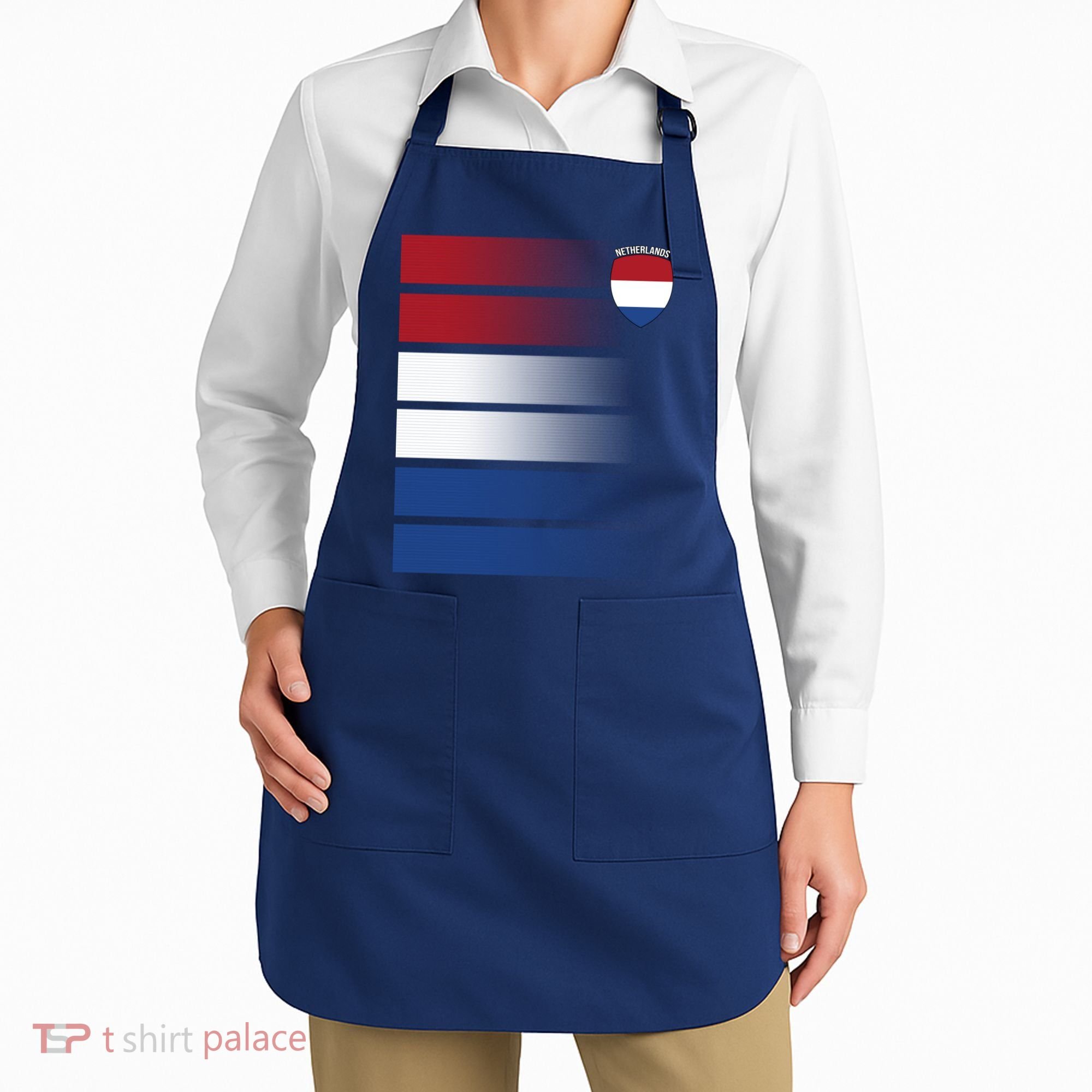 Netherlands Soccer Fan Team Jersey Apron