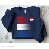 Netherlands Soccer Fan Team Jersey Sweatshirt thumb 2