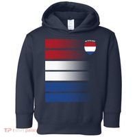 Netherlands Soccer Fan Team Jersey Toddler Hoodie thumb 0