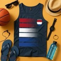 Netherlands Soccer Fan Team Jersey Tank Top thumb 4