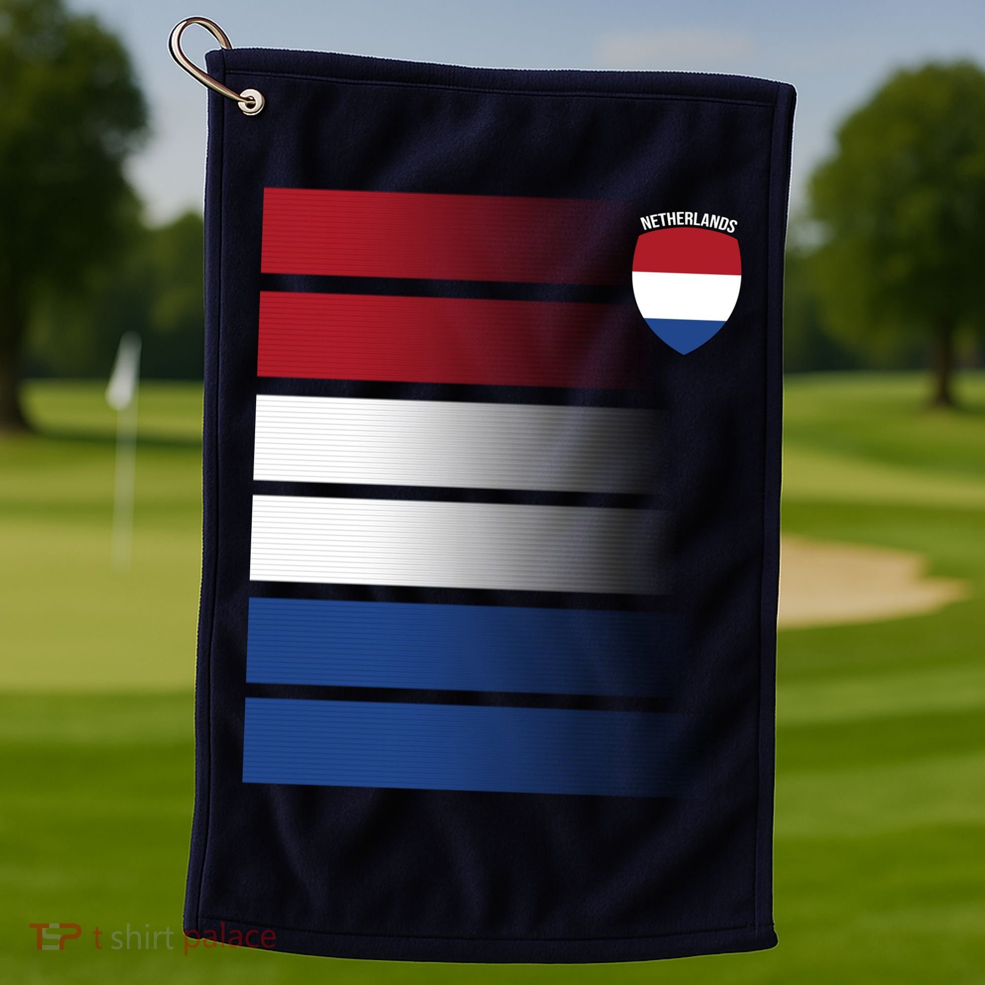Netherlands Soccer Fan Team Jersey Golf Towel