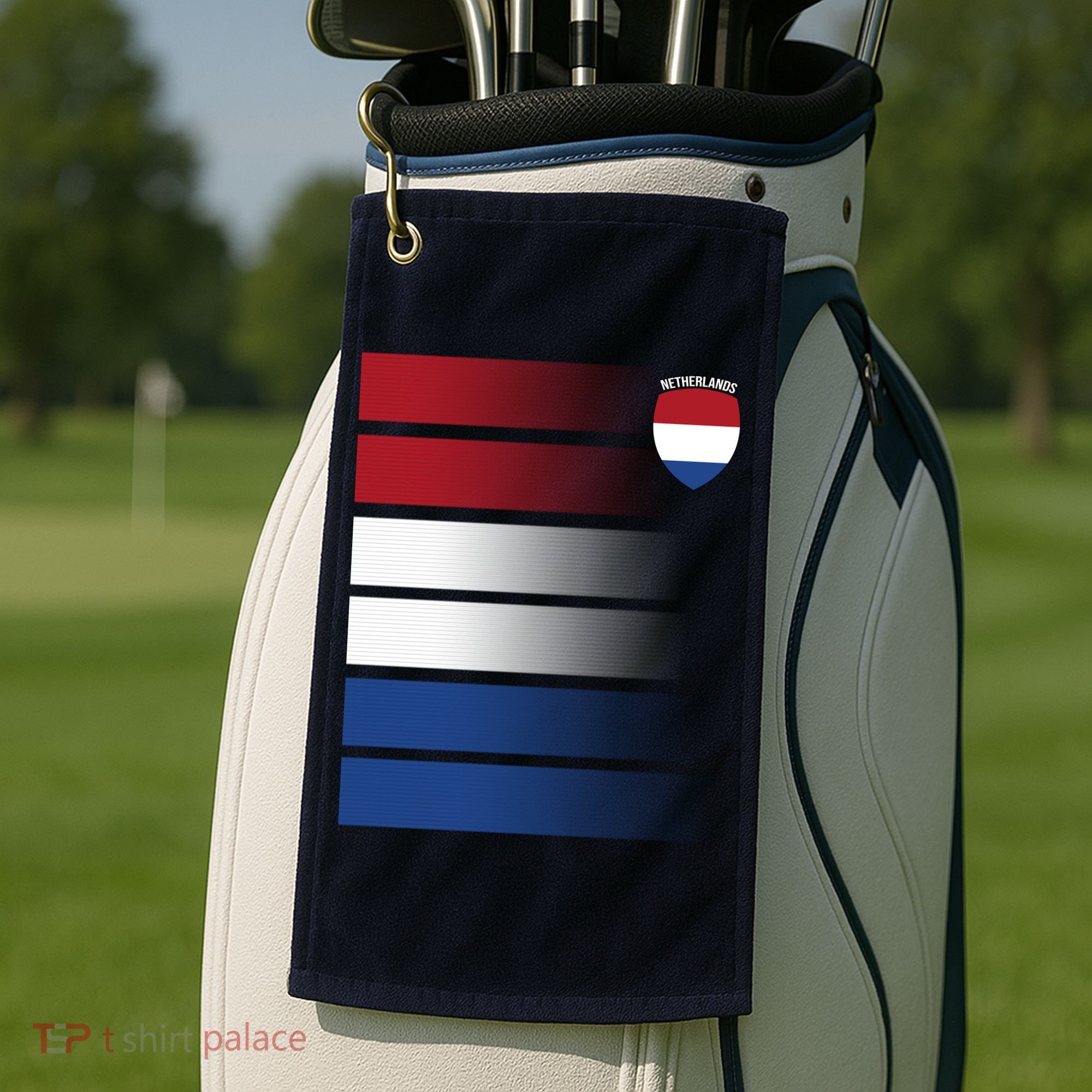 Netherlands Soccer Fan Team Jersey Golf Towel