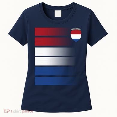 Netherlands Soccer Fan Team Jersey Women's T-Shirt