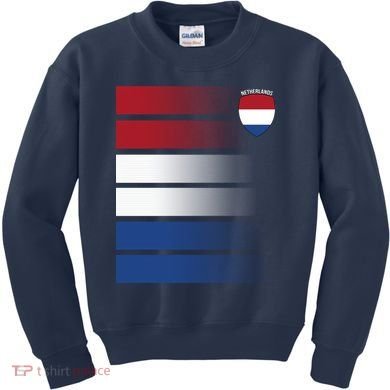 Netherlands Soccer Fan Team Jersey Kids Sweatshirt