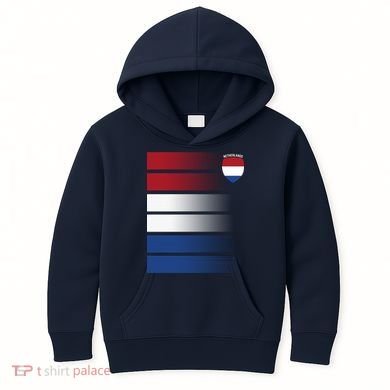 Netherlands Soccer Fan Team Jersey Kids Hoodie