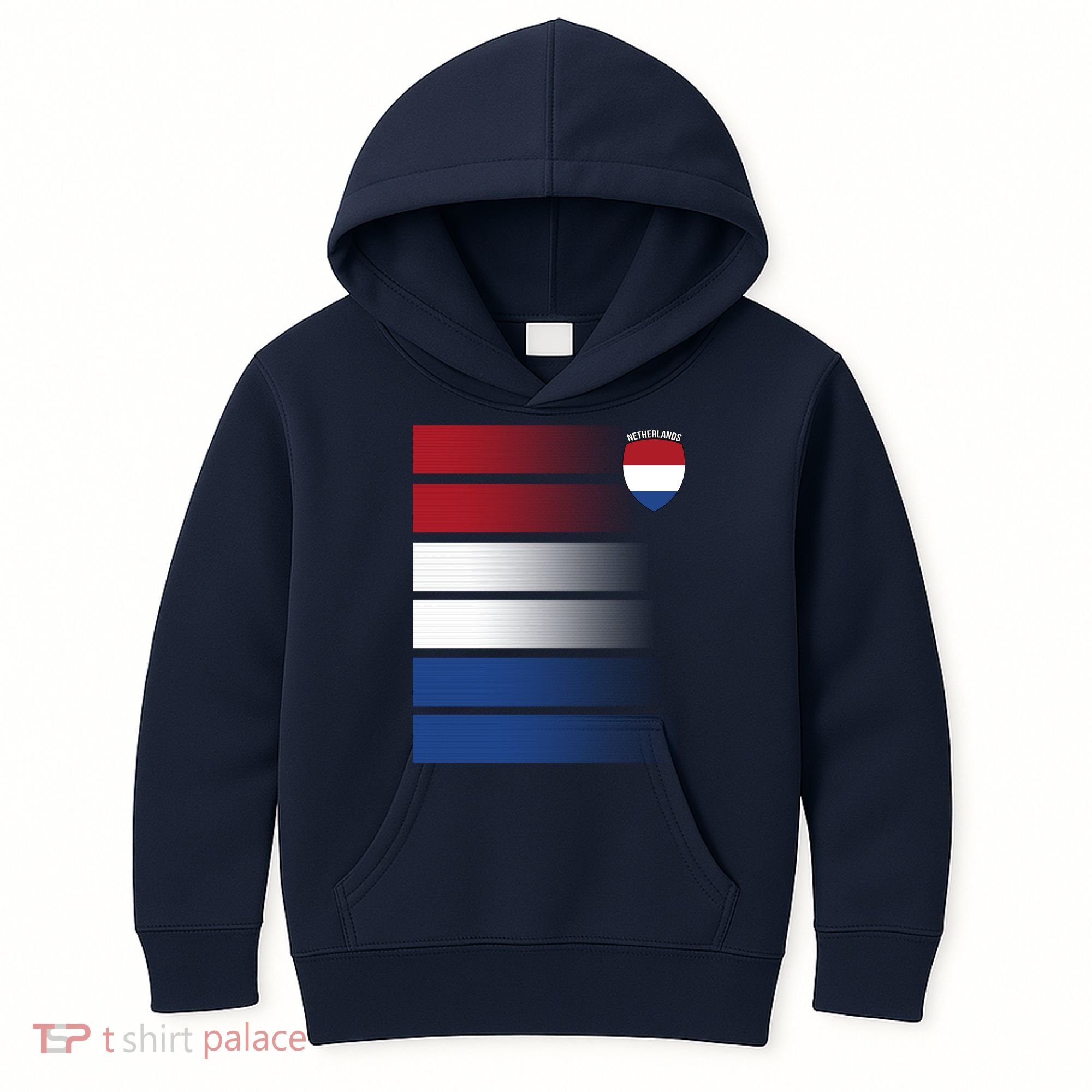 Netherlands Soccer Fan Team Jersey Kids Hoodie