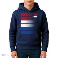 Netherlands Soccer Fan Team Jersey Kids Hoodie thumb 4