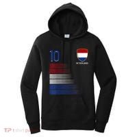Netherlands Soccer Fans Jersey Dutch Flag Football Lovers Women's Hoodie thumb 0