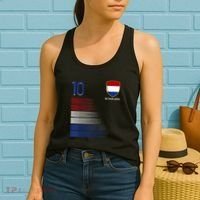 Netherlands Soccer Fans Jersey Dutch Flag Football Lovers Women's Tank Top thumb 2