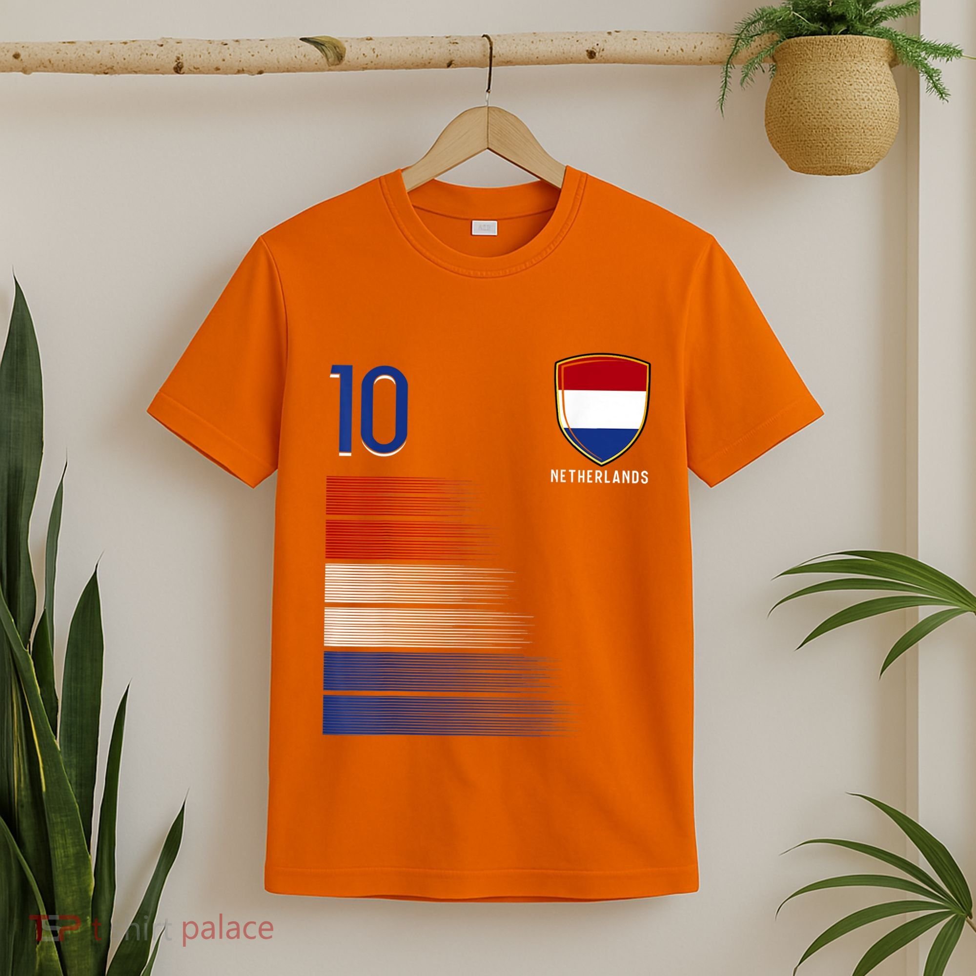 Netherlands Soccer Fans Jersey Dutch Flag Football Lovers T-Shirt