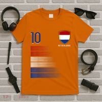 Netherlands Soccer Fans Jersey Dutch Flag Football Lovers T-Shirt thumb 5