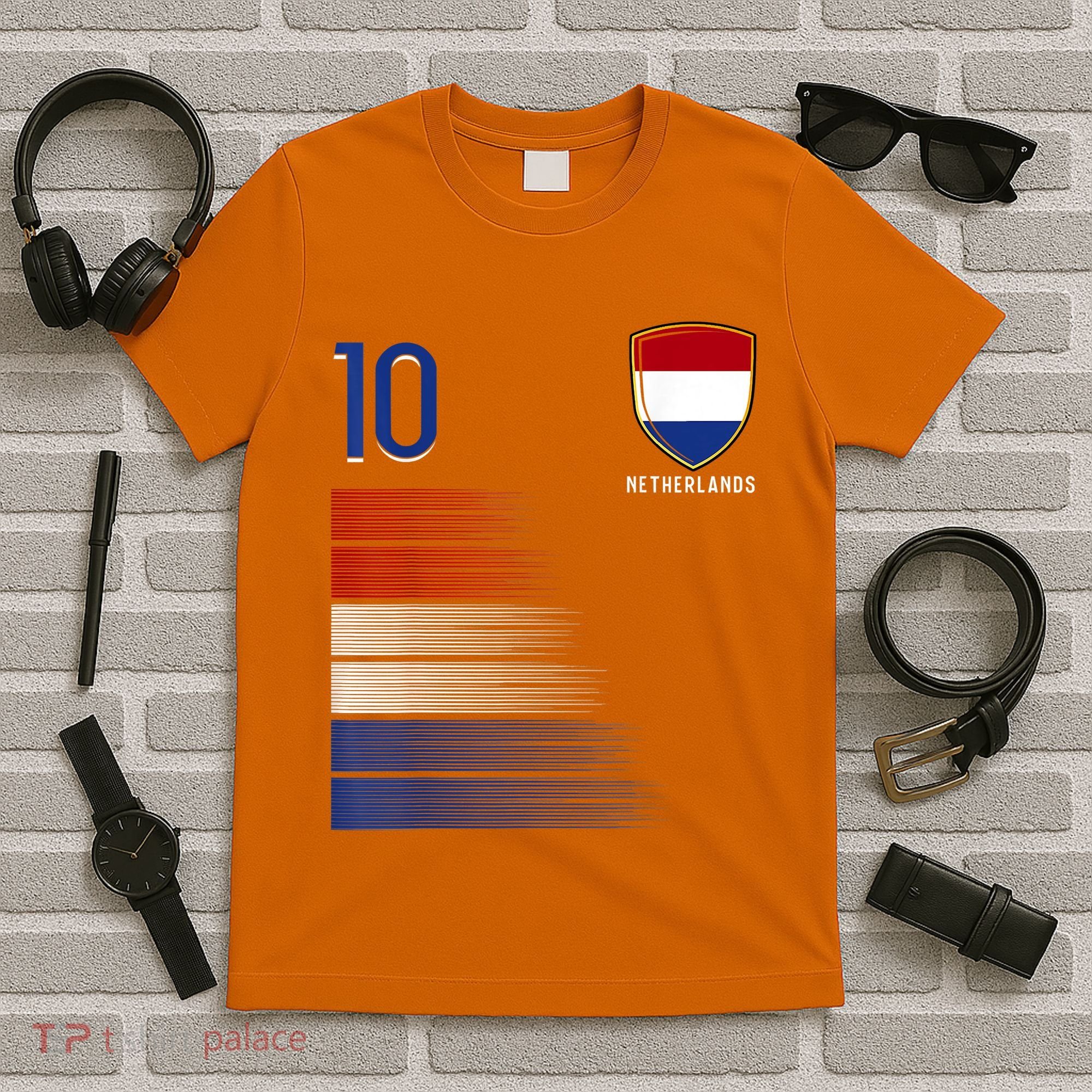 Netherlands Soccer Fans Jersey Dutch Flag Football Lovers T-Shirt