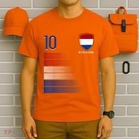 Netherlands Soccer Fans Jersey Dutch Flag Football Lovers T-Shirt thumb 6